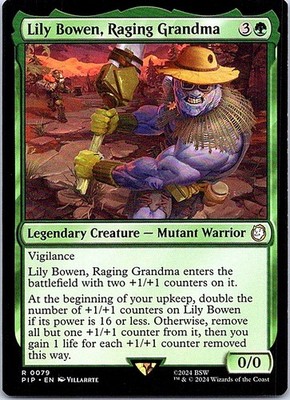 Lily Bowen, Raging Grandma R PIP Universes Beyond: Fallout 79 NM