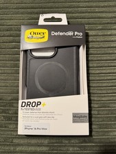 OtterBox Defender Pro MagSafe Case Apple iPhone 16 Pro Max Black w Holster Clip