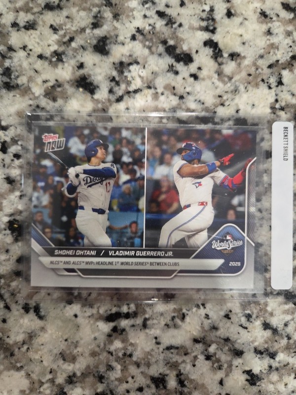 2025 Topps Now Shohei Ohtani/ Vladimir Guerrero Jr Card #893 World Series 2025