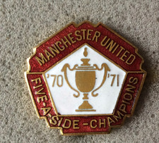 Manchester United Football Club Five-A-Side Champions 1970-71 Badge