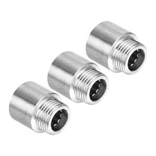 3Pack Shower Head Extension Arm 201 Stainless Steel G1/2 Male to Female 30mm