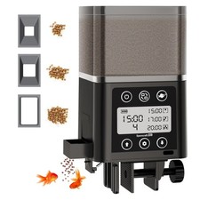 Automatic Fish Feeder for Aquarium, ZWJBSGY Three Precision Feed Funnels and ...