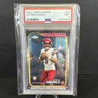 2024 Topps Chrome - Rookies Jayden Daniels #201 (RC)  PSA 9