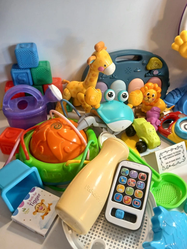 Огромный лот игрушек для малышей ясельного возраста игрушки для игр на открытом воздухе/в помещении 40+ шт. - Изображение 2 из 4