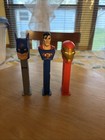 Vintage Pez Dispensers Batman, Superman And Iron Man — photo 1