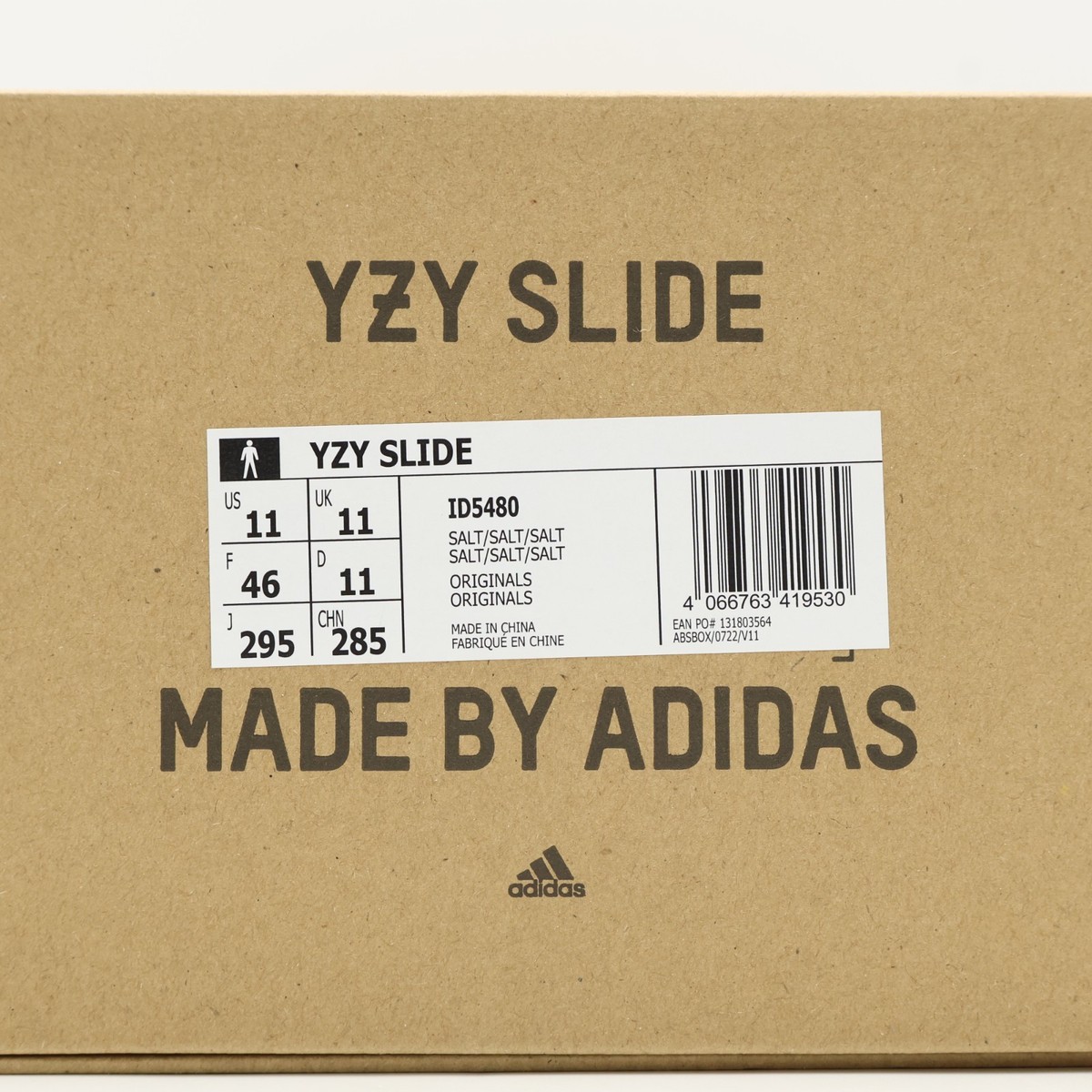 ID5480 adidas YEEZY Slide Salt (Men's) | eBay