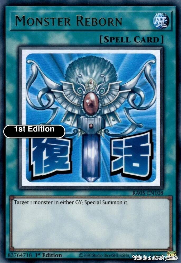 Monster Reborn RA05-EN108 Rarity Collection 5 for sale | eBay