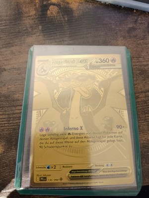 Pokémon TCG Mega-Glurak X  Fatale Flammen Gold 130/094