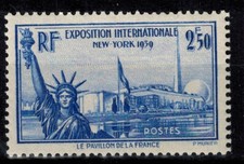 France timbre New York de 1940 N° 458 Neuf ** MNH