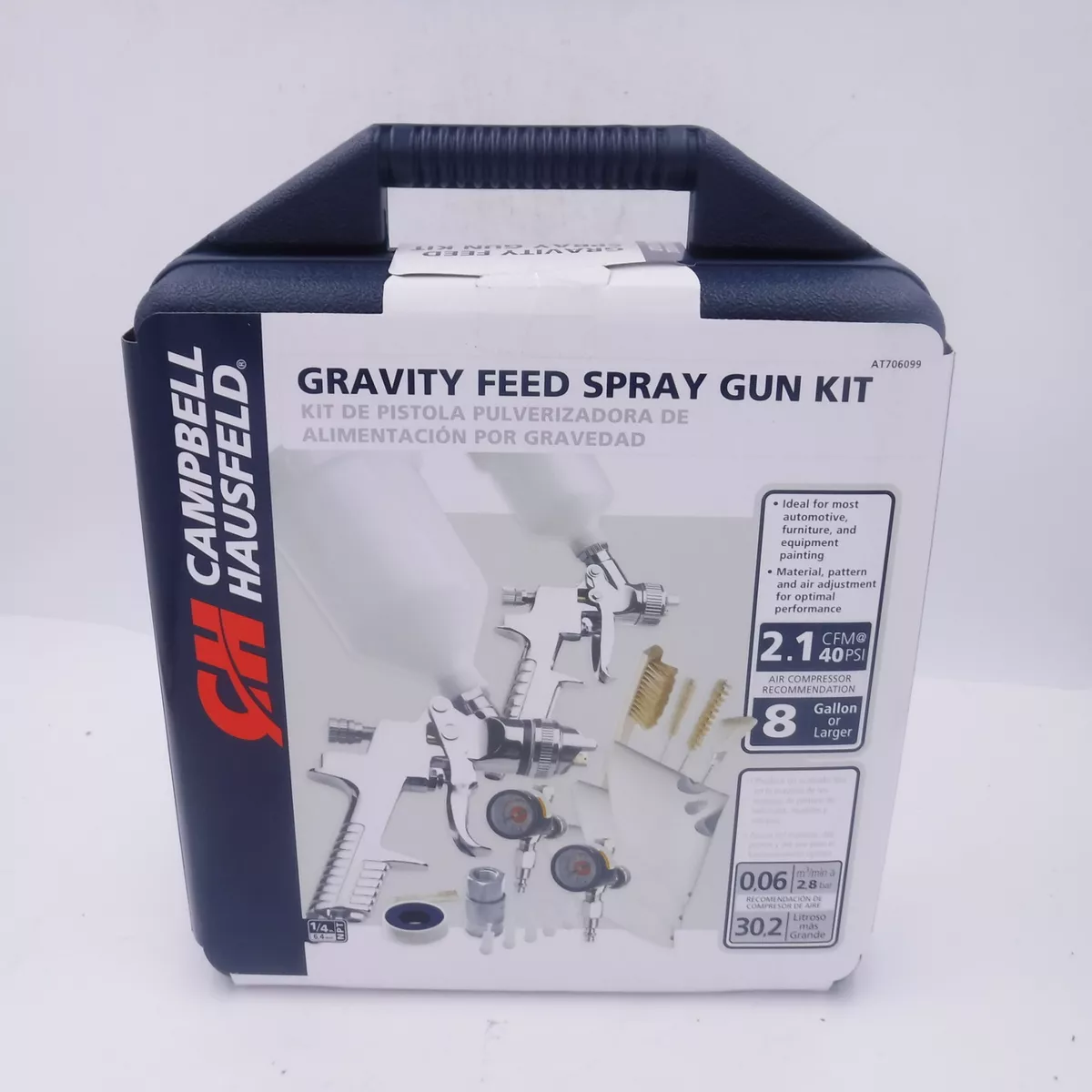 Campbell hausfeld gravity feed spray gun outlet