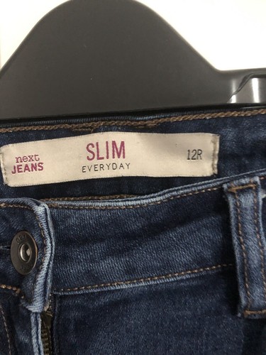 Next Jeans Gr. 12 Straight Leg Stretch Everyday Wear Slim Hose Blau Denim - Bild 4 von 6