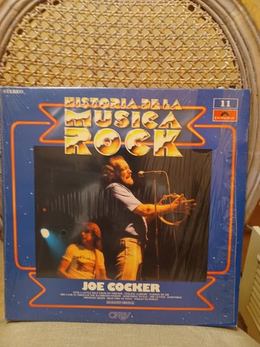 JOE COCKER Historia De La Musica Rock USED RECORD IN VG+/EX COND Import SHRINK - Picture 4 of 5