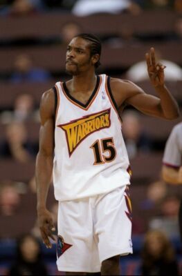バスケットボール　ユニフォーム　大成高校　L 100% Authentic Latrell Sprewell 1997 1998 Warriors Pro Cut Game