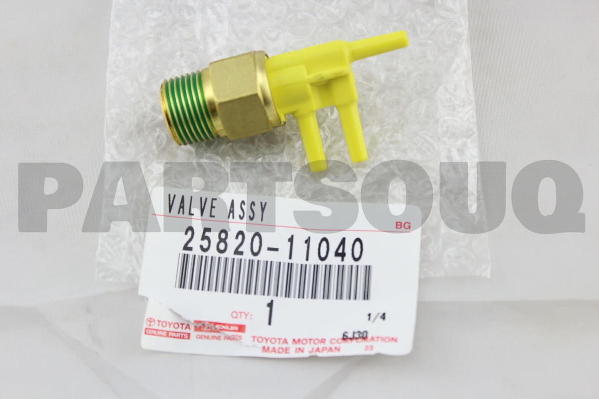 2582011040 Genuine Toyota VALVE, BIMETAL VACUUM SWITCHING, NO.1