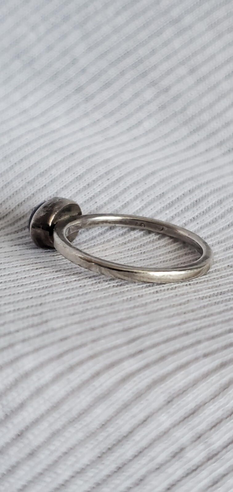 Lapis Oval Sterling Silver Ring - image 3