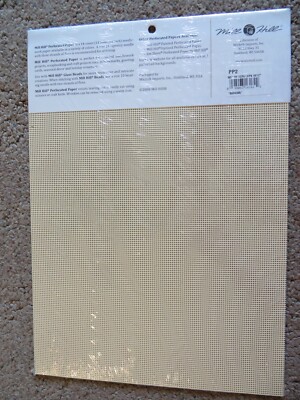 10% Off Mill Hill 14 count Painted Perforated Paper - Ecru PP2