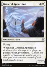 MTG Magic the Gathering Grateful Apparition (17/330) War of the Spark LP