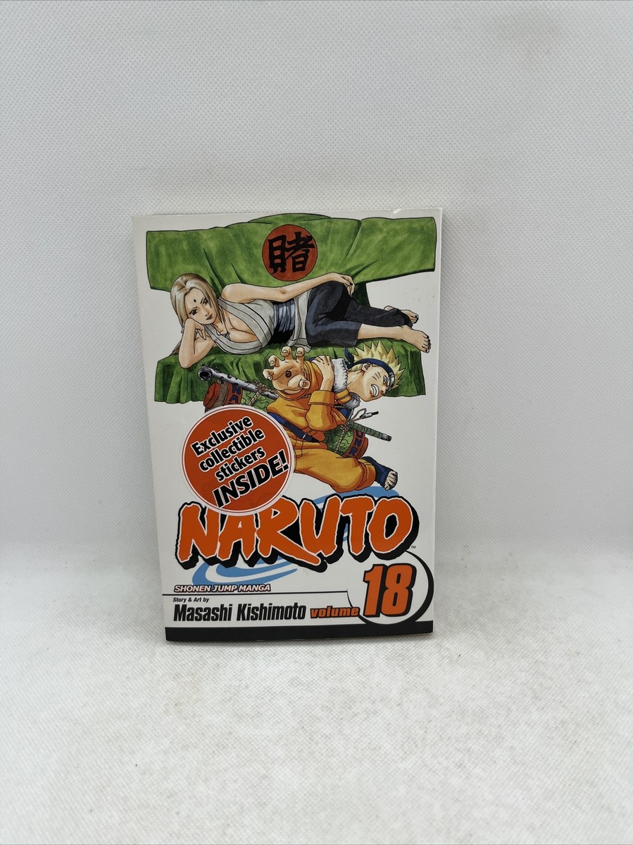 Naruto Volume 18 English Manga Viz 1st Edition With Stickers FREE