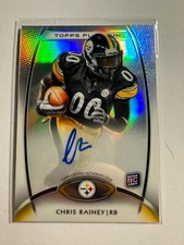 K132,916 - 2012 Topps Platinum Rookie Auto Refractors #114 Chris Rainey