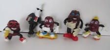 McDonald's Mac Tonight Cresent Moon Man 4 Applause California Raisin Figures