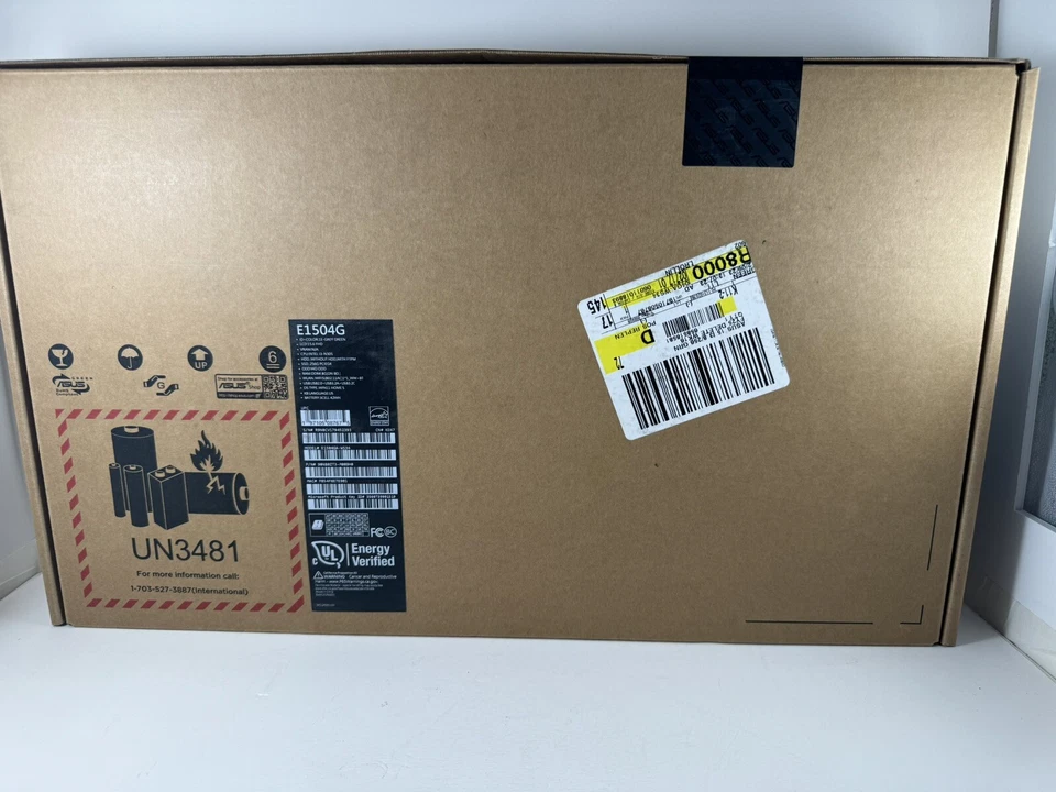 NEW ASUS Vivobook 15.6” FHD E1504GA-WS34 Laptop Notebook PC i3 8GB RAM 256GB SSD - Image 2 of 3