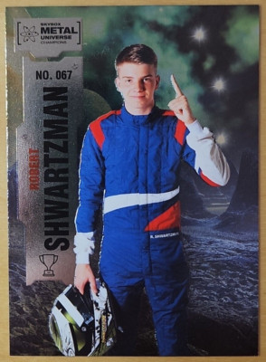 2022 SkyBox Metal Universe Champions Robert Shwartzman #067 Formula 1 Driver