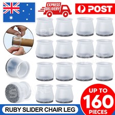 48-160x Ruby Slider Chair Leg Protector For Hardwood Floors Fits All Shape Chair