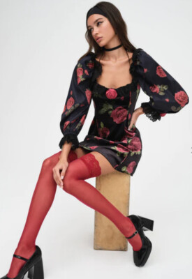 knee length dresses for ladies Irresistible Black Velvet Square-Neck Mini Dress – Club L London main image 1