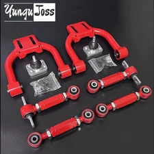 Front Upper & Rear Adjustable Camber +Toe Arm Control for Honda Civic EK 96-00