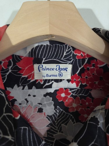 Vintage 70's Prince Igor Burma Disco Shirt Men's XL Floral Print Button Up - Picture 10 of 16