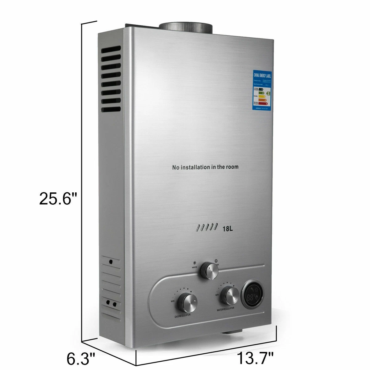 18L LPG Propane Gas Tankless Instant Hot Water Heater Boiler With Shower  Kit 891783525466 | eBay