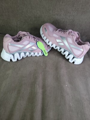 NWOB Reebok Zig Pulse Womens 6 Wide Pink White Safety Shoes RB151 ASTM S85