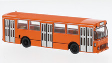 MODELLINO STATICO DIECAST BREKINA FIAT 418 AL AUTOBUS 1976 ARANCIO-SILVER 1:87
