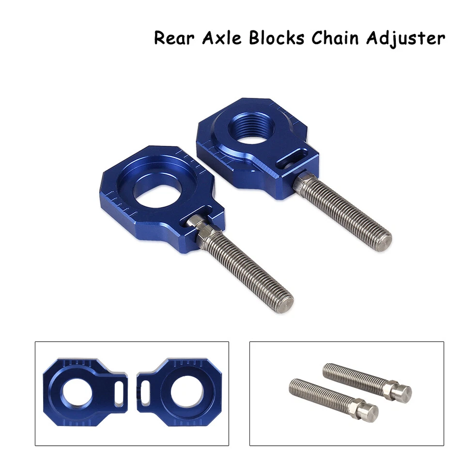 Ajustador de cadena de bloque de eje trasero de 20 mm para Husqvarna TC TE FE FC 125 250 350 450 Foto 2 de 4