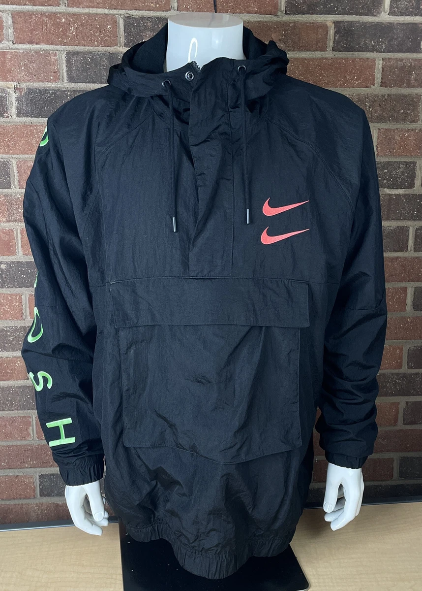 Nike sportswear swoosh men's woven jacket sale