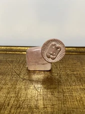 Hand Carved LION SOAPSTONE SCULPTURE