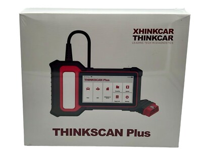NEW ThinkScan Plus S5 Auto OBD2 Scanner ABS SRS ECM TCM Car Diagnostic Scan Tool