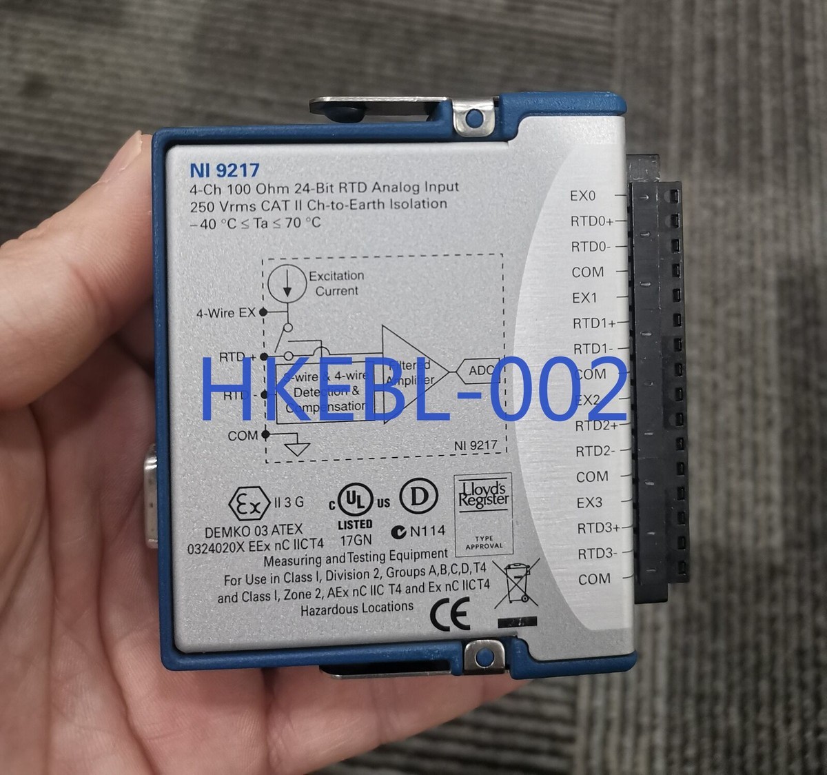 NI-9217 National Instruments NI 9217 cDAQ Temperature RTD Input