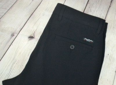 FLAG & ANTHEM Men's Flat Front Madeflex Nylon Performance Pants SIZE 31/30 Black