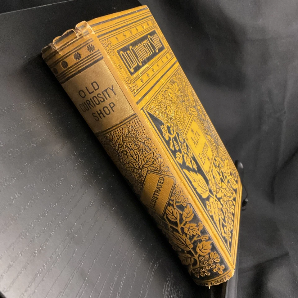 Old Curiosity Shop Alta Edition 1800s VTG HC VG Charles Dickens Foto 2 de 4
