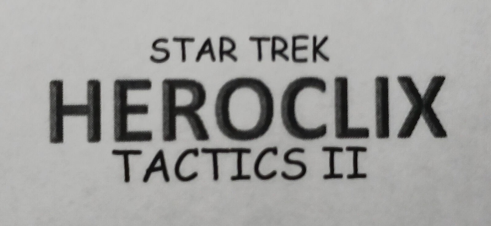 WizKids Star Trek raro Juegos de Guerra: Heroclix