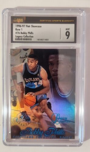 CSG 9 1996-97 Flair Showcase Row 1 Legacy Collection Bobby Phills 087/150 - Picture 1 of 2