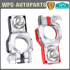 Universal 2 Car Battery Terminal Connector Top Post Positive Negative Heavy Duty Universal 2 Car Battery Terminal Connector Top Post Positive Negative Heavy Duty