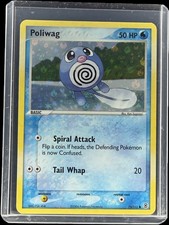 Poliwag 75/112 Reverse Holo EX FireRed & LeafGreen 2004 Pokémon Light Played LP
