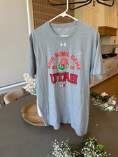 Under Armour Utah Utes 2022 Rose Bowl Game T-Shirt Size XL