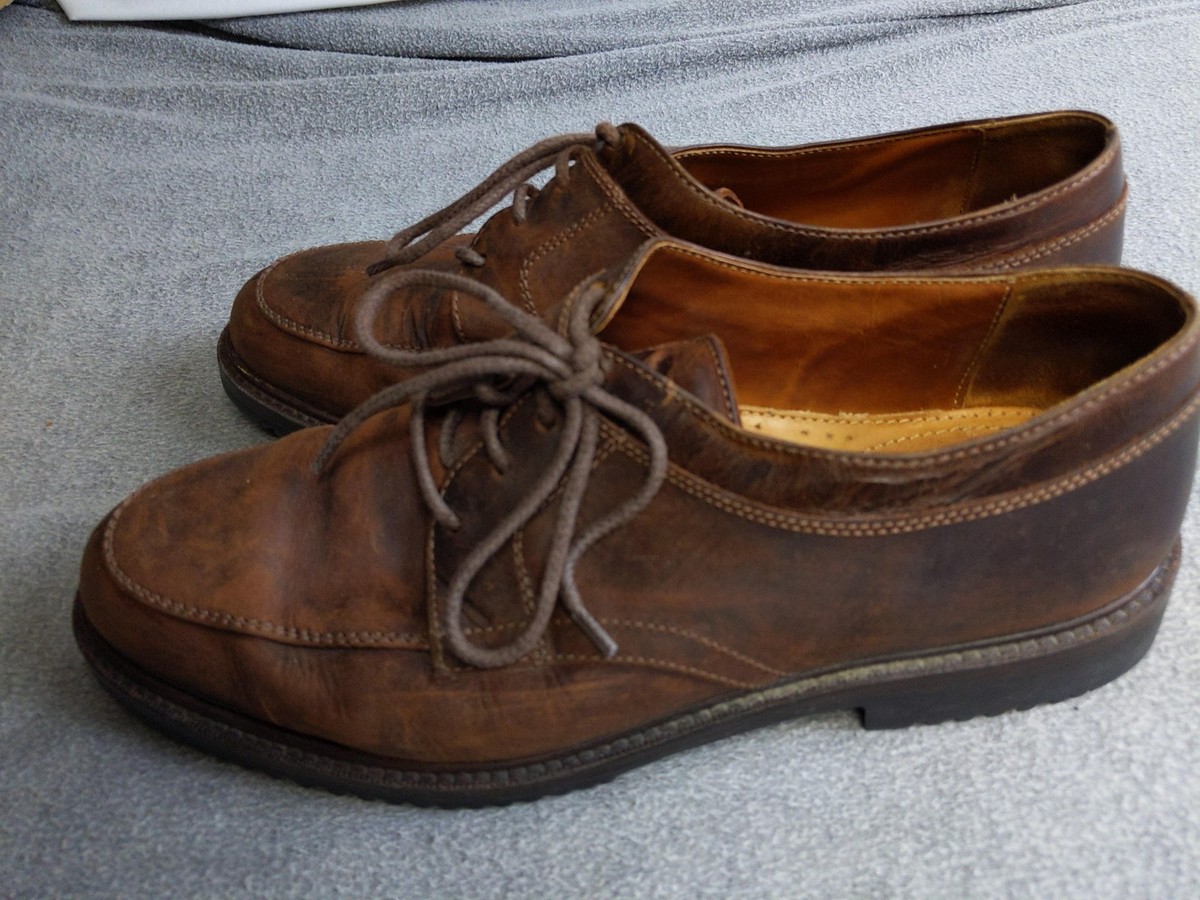 Cole Haan Shoes Mens Size 9.5M Brown Leather Lace Up Casual 