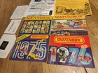 4x Vintage Matchbox Collectors Catalogues 1968-1976 + Flyers – Good Condition