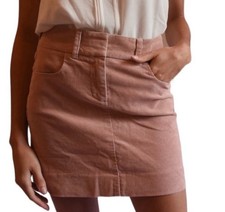 J Crew Factory NWT Blush Corduroy Mini Skirt, Size 4