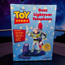 Vintage Brooktel Original Toy Story Buzz Lightyear Takeoff Rocket  Phone New