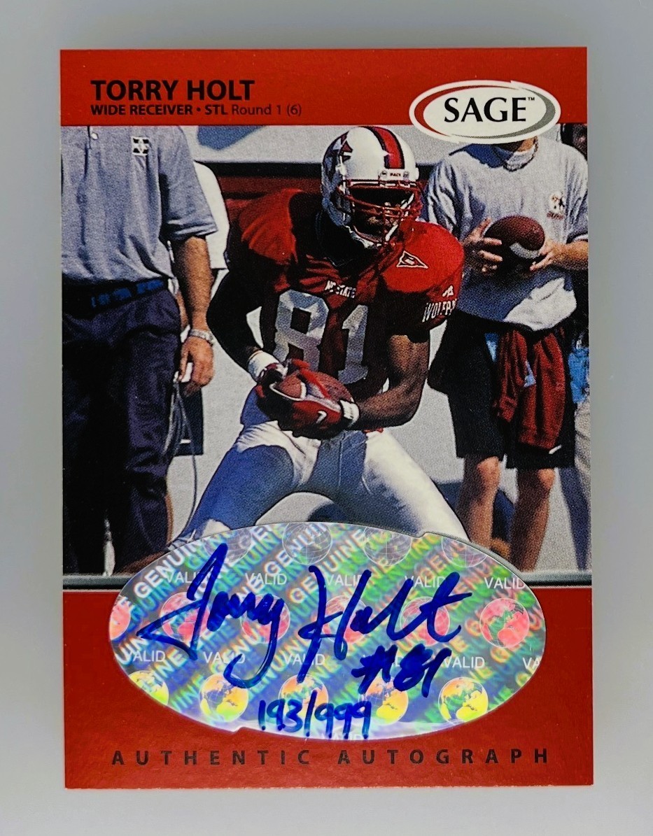 Torry Holt SA-GE Autographs #A21 Red